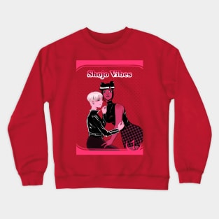 Shojo Vibes Manga Cover (Pink) Crewneck Sweatshirt